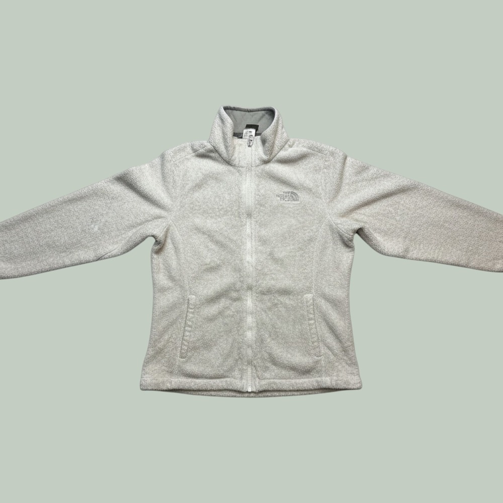 The North Face Jacket Womens M Osito Full Zip Gray High Pile Fleece AAHY